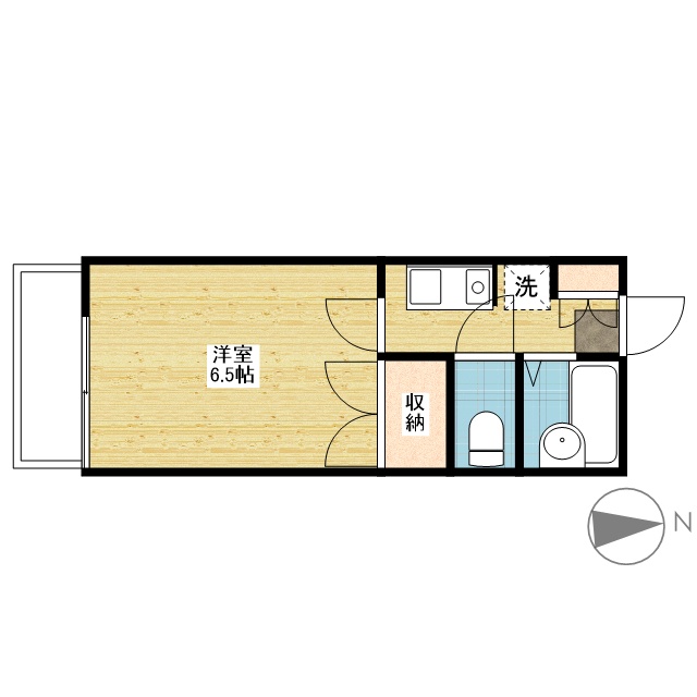 2階の間取り図
