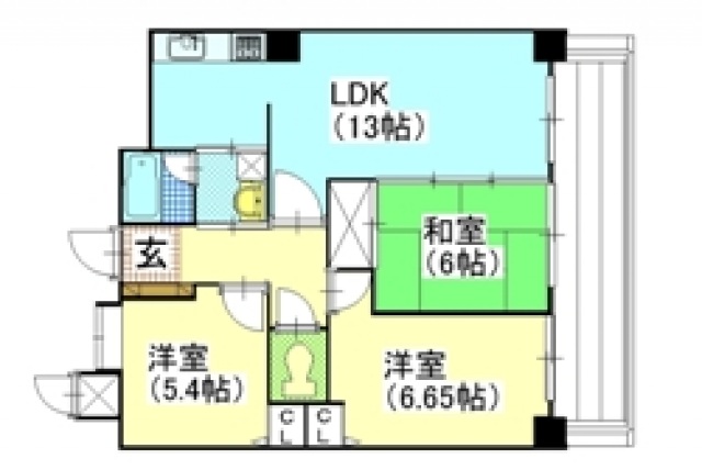 5階の間取り図