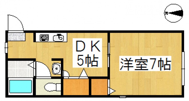 2階の間取り図