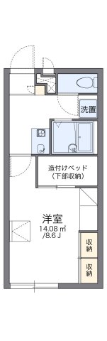 2階の間取り図