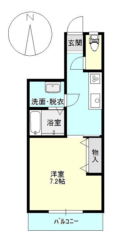 1階の間取り図