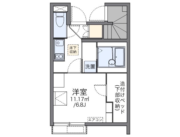 1階の間取り図