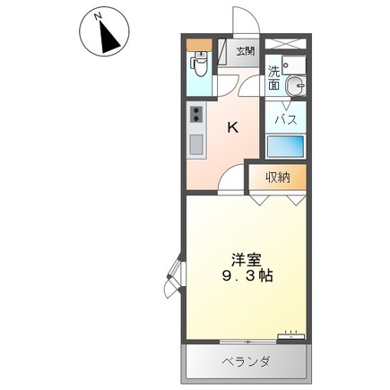 2階の間取り図