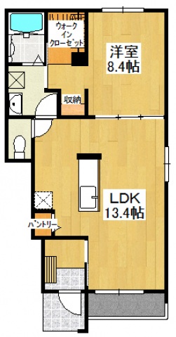 1階の間取り図