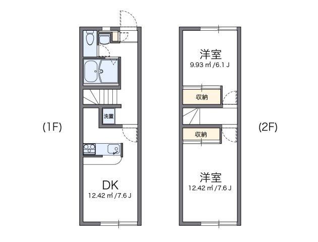 1階の間取り図
