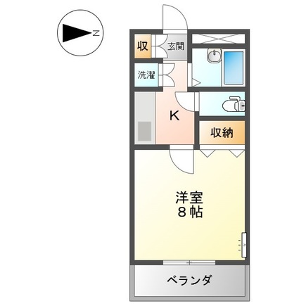 2階の間取り図