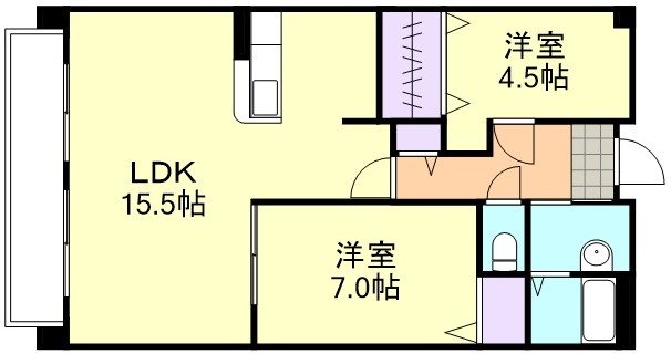 4階の間取り図