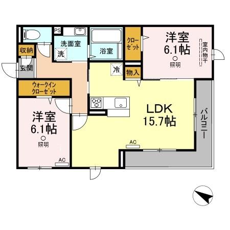 3階の間取り図