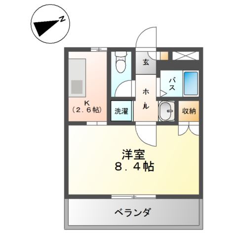 1階の間取り図