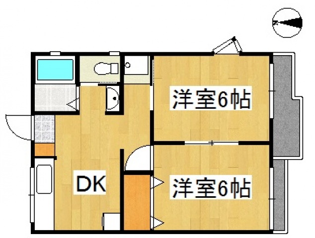 2階の間取り図