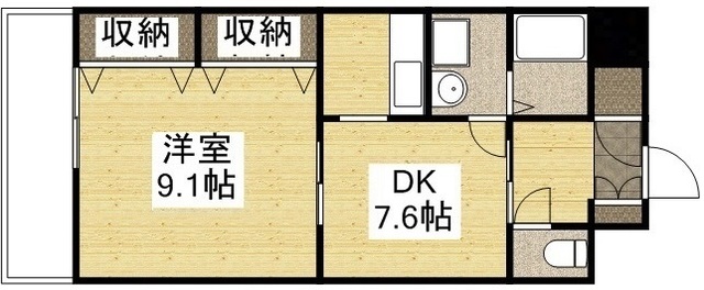 3階の間取り図