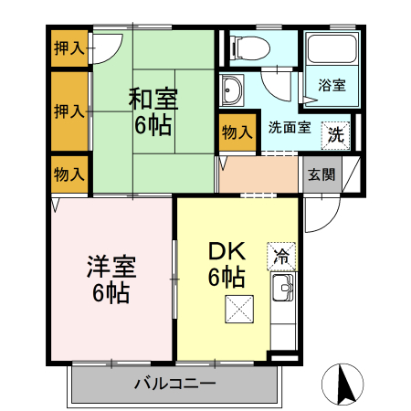 1階の間取り図