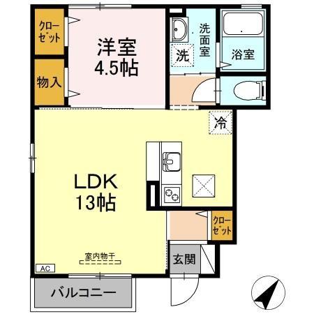 1階の間取り図