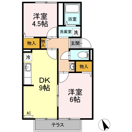 1階の間取り図