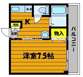 4階の間取り図