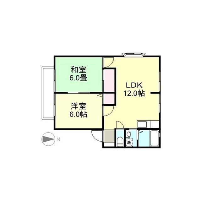 2階の間取り図