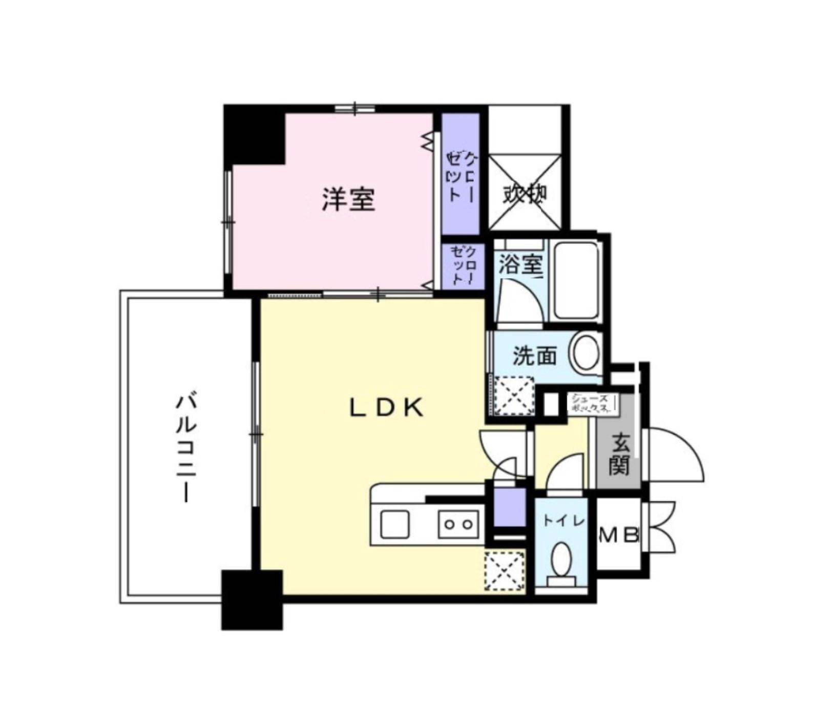 4階の間取り図