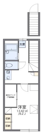 2階の間取り図