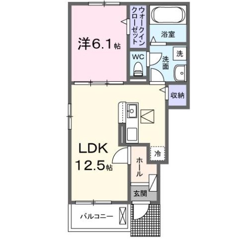 1階の間取り図