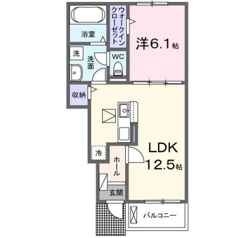 1階の間取り図