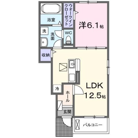 1階の間取り図
