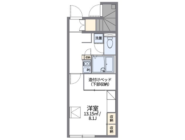 1階の間取り図