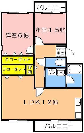 1階の間取り図