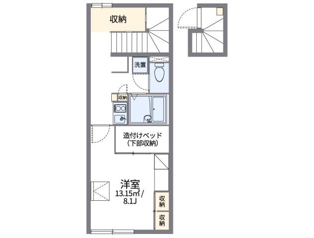 2階の間取り図
