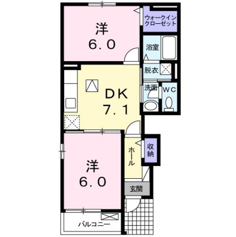 1階の間取り図