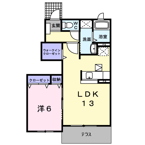 1階の間取り図