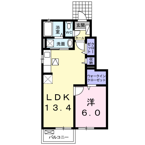 1階の間取り図