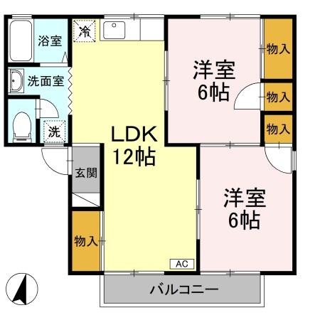 1階の間取り図