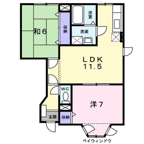 1階の間取り図