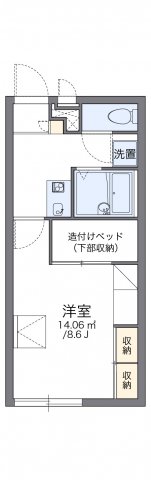 2階の間取り図