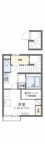 2階の間取り図