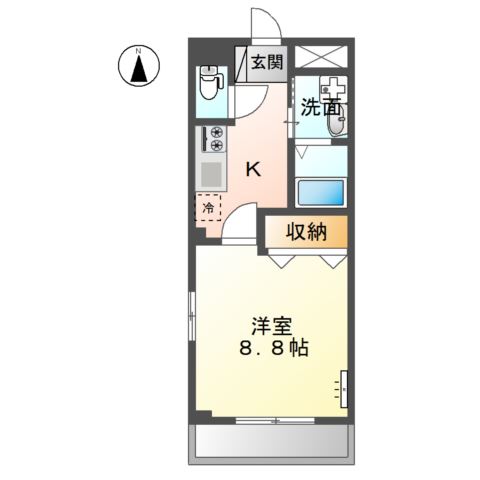 2階の間取り図