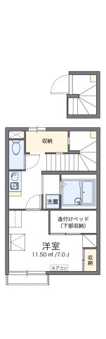 2階の間取り図