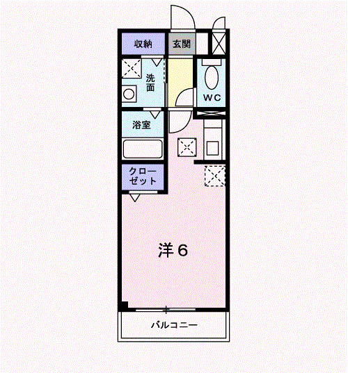 2階の間取り図