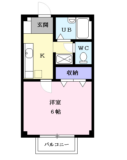 2階の間取り図