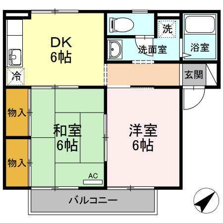1階の間取り図