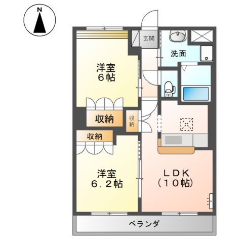 1階の間取り図