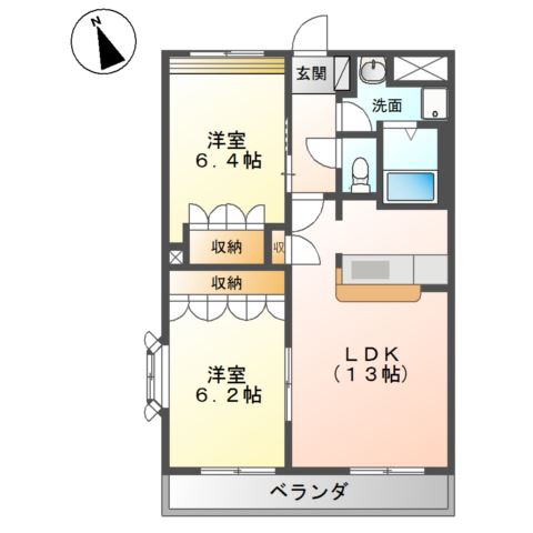 3階の間取り図