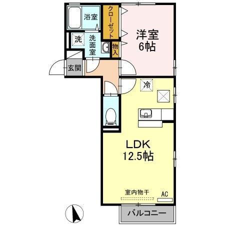 1階の間取り図