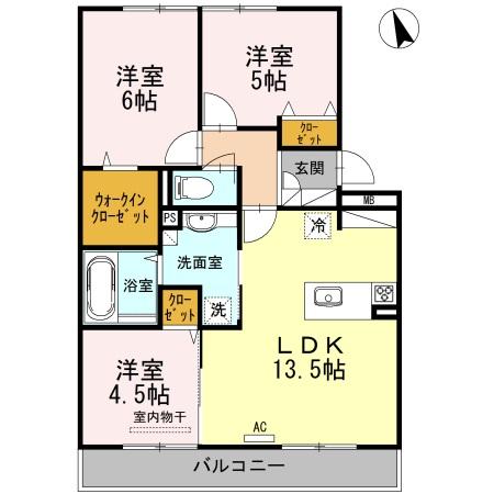 3階の間取り図