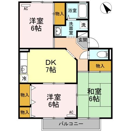 1階の間取り図