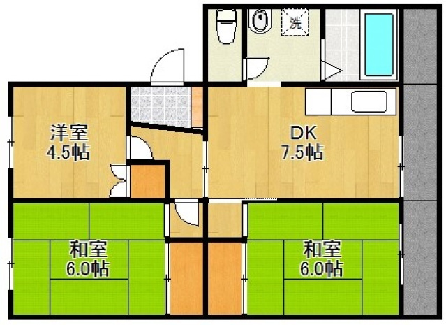 3階の間取り図