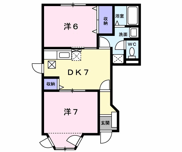 1階の間取り図
