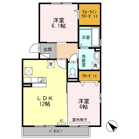 1階の間取り図