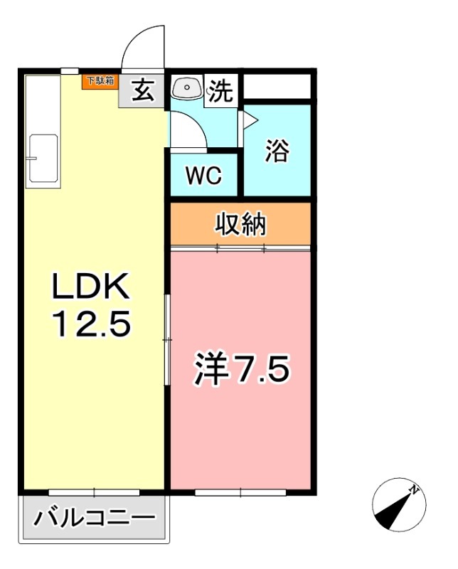 2階の間取り図