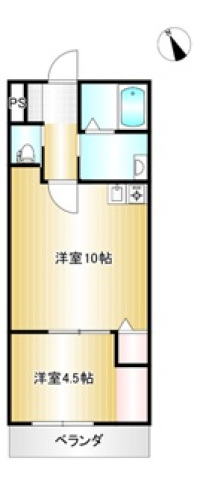 2階の間取り図